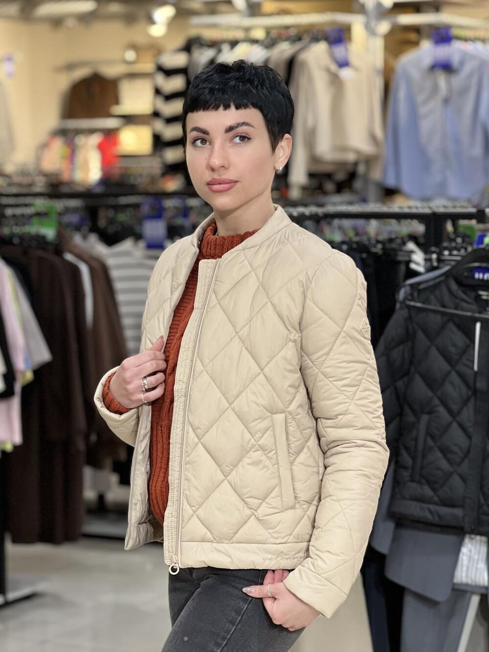 Куртка LR L06229 J-MANOLA коротка без капюшона св.бежевий, S