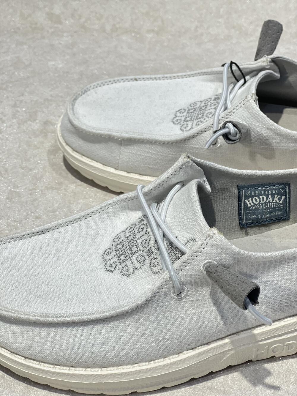Мокасини жіночі 30-25 BORA ETHNO LINEN текстиль вишивка літо льон, 37