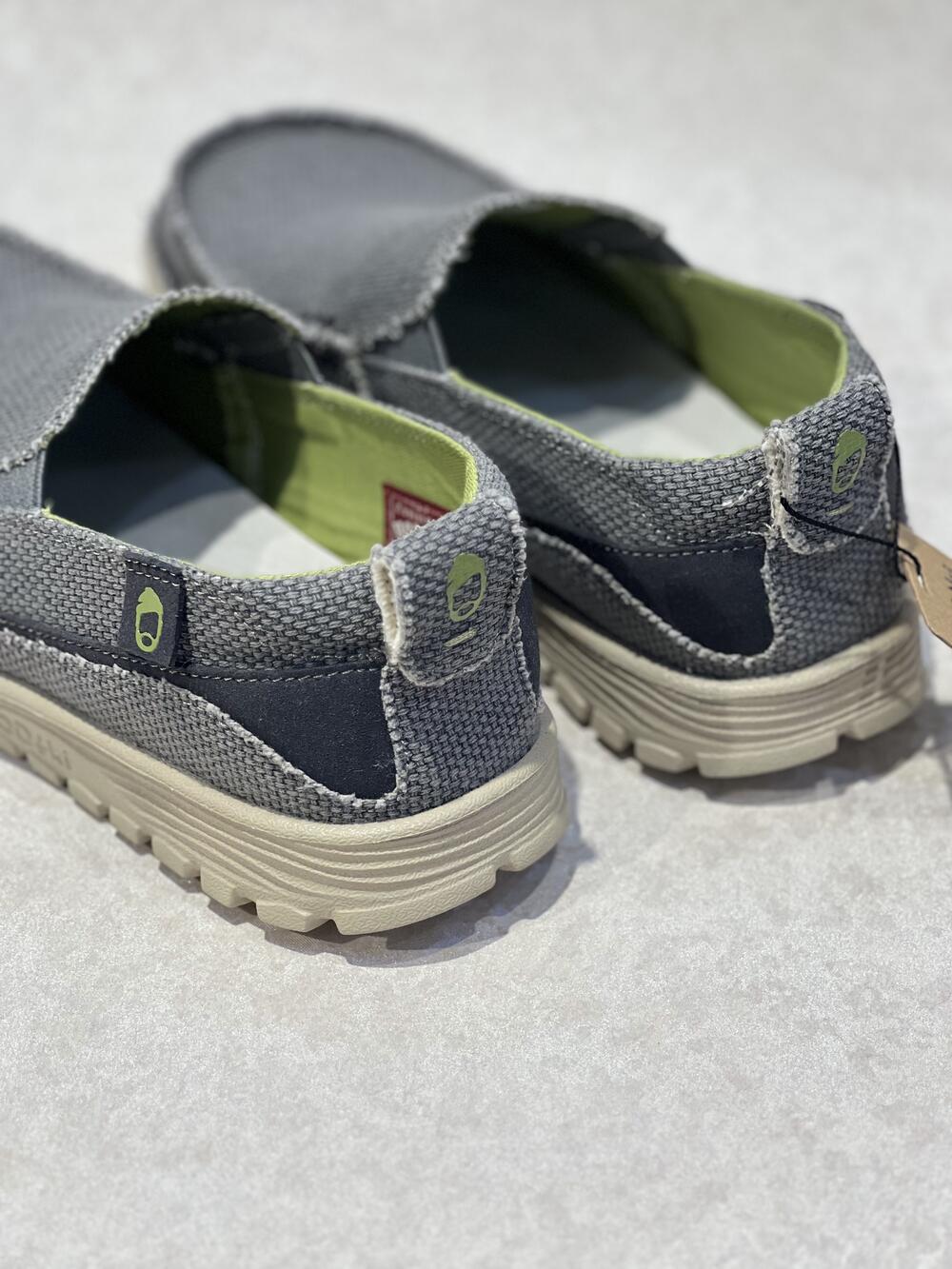 Мокасини чоловічі 30-72 BOATSWAIN CARESS DARK GREY літо т.сірий, 46
