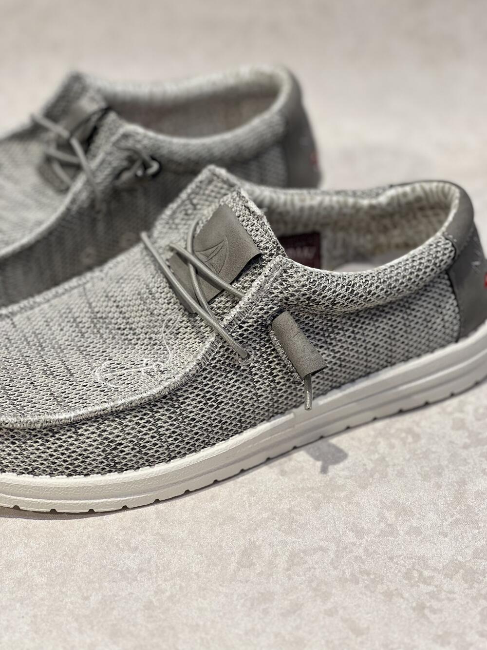 Мокасини чоловічі 30-98 CAPTAIN TIGHT REGATTA GREY літо св.сірий меланж, 45