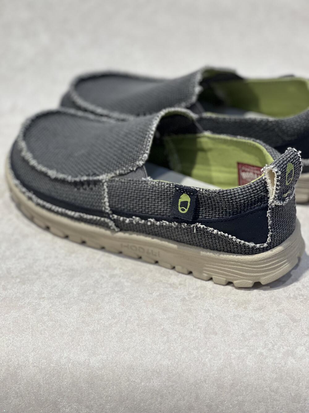 Мокасини чоловічі 30-95 BOATSWAIN CARESS BLACK літо чорно-сірий, 40