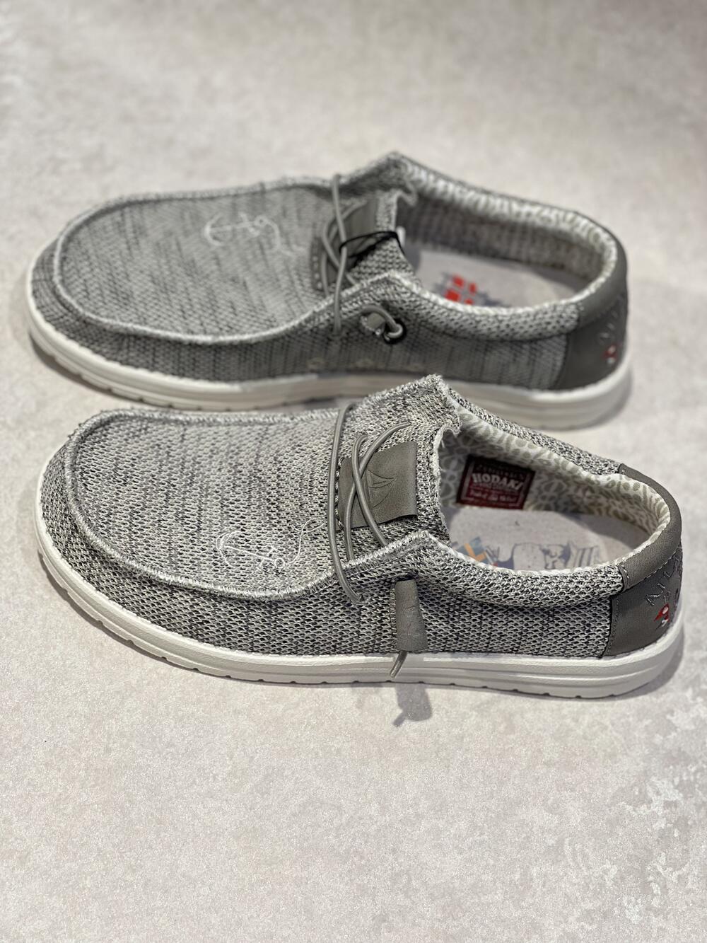 Мокасини чоловічі 30-98 CAPTAIN TIGHT REGATTA GREY літо св.сірий меланж, 46